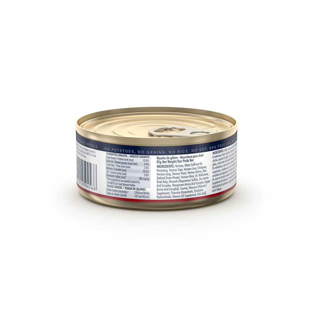 [4 FOR $28] ZIWI Peak Venison Canned Cat Food (85g)