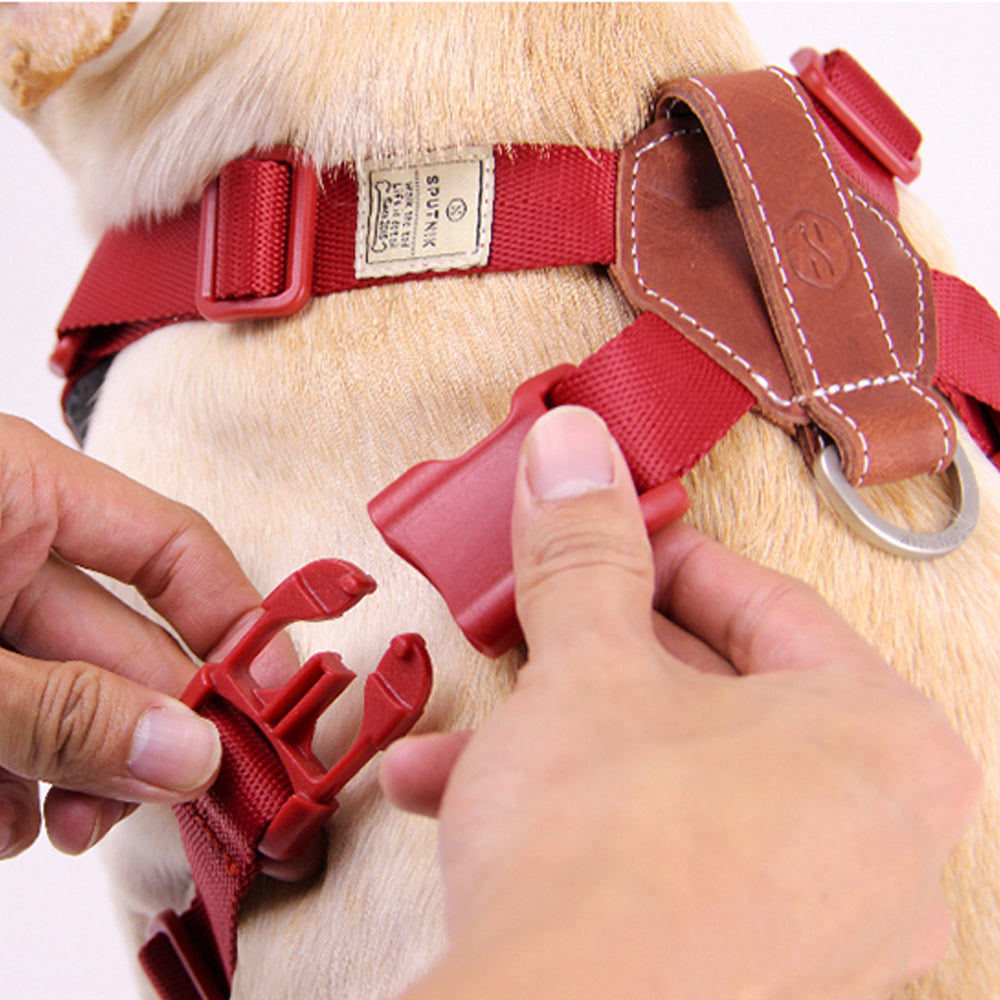 [CLEARANCE] Sputnik Comfort Dog Harness Red (S)