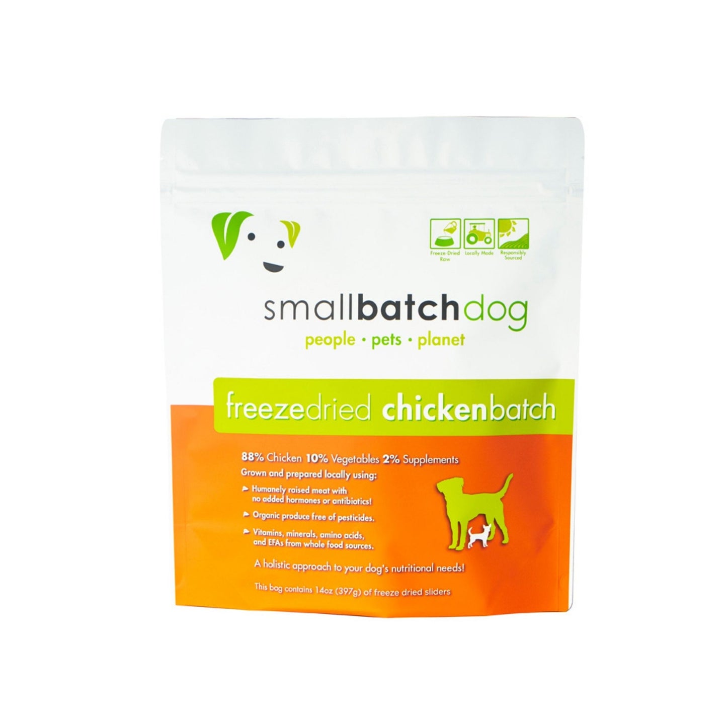 SmallBatch Freeze Dried Chicken Sliders Dog Dry Food 14oz