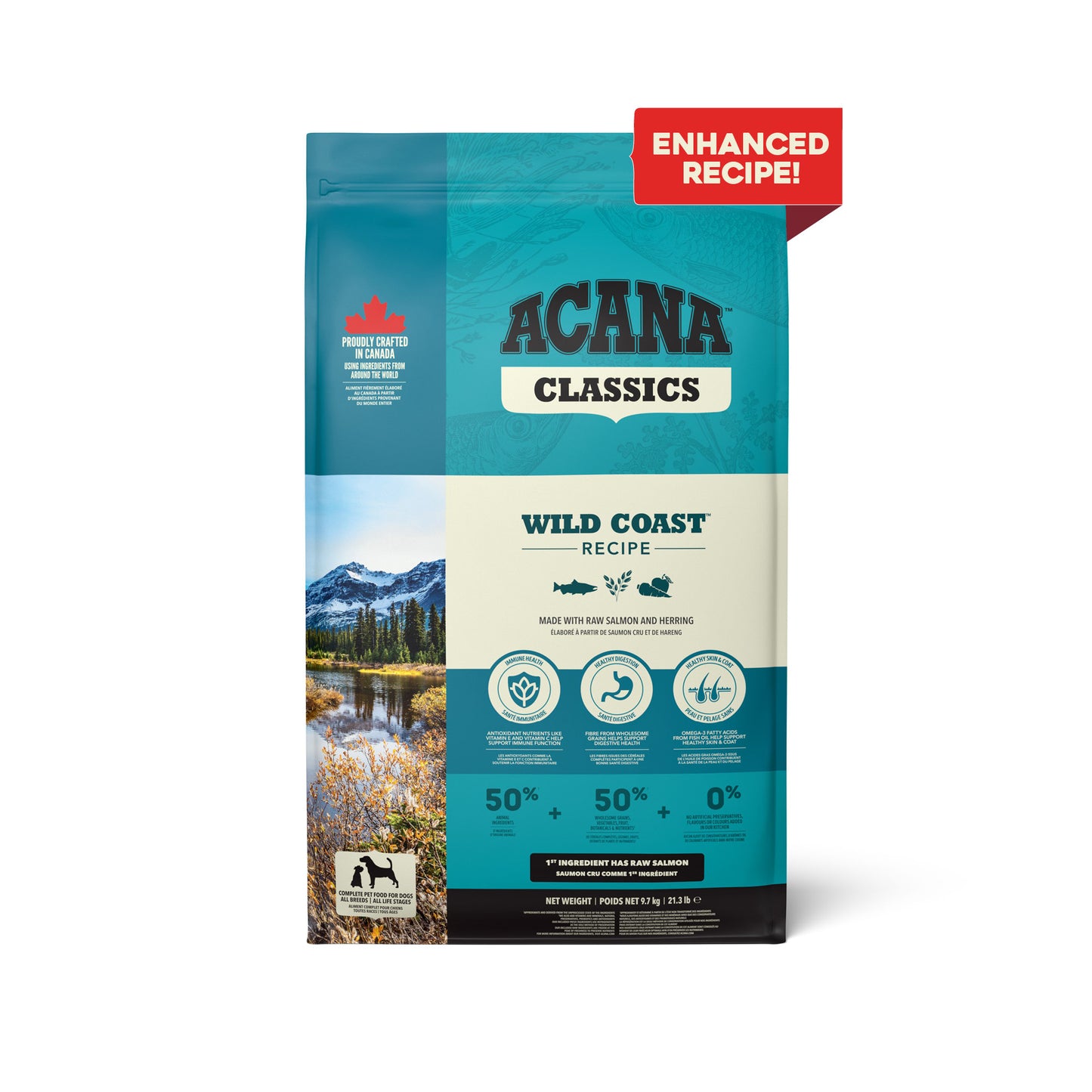 ACANA CLASSICS Freeze-Dried Coated Wild Coast Dog Dry Food (2kg/11.4kg)