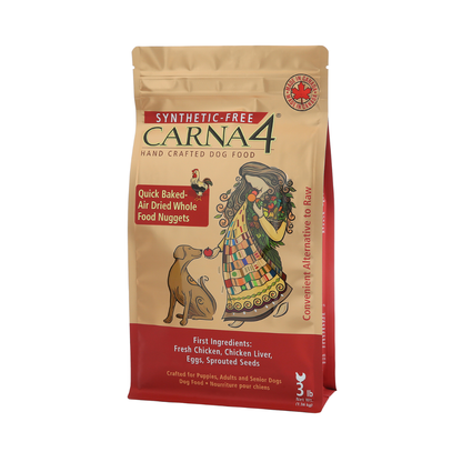 [BUNDLE DEAL] Carna4 Quick-Baked Air Dried Dry Food For Dogs (Chicken/Fish/Duck/Lamb/Venison)