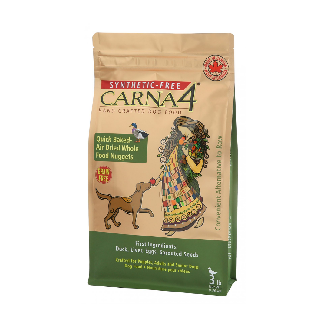 [BUNDLE DEAL] Carna4 Quick-Baked Air Dried Dry Food For Dogs (Chicken/Fish/Duck/Lamb/Venison)