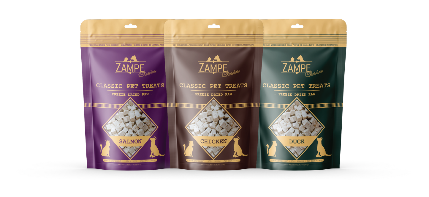 Zampe Freeze Dried Raw Treat - Duck 80g