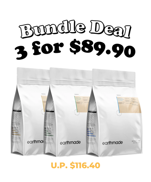 [BUNDLE DEAL] Boneve Earthmade Free Range Grass-Fed for Cats All Life Stages 3LB X 3