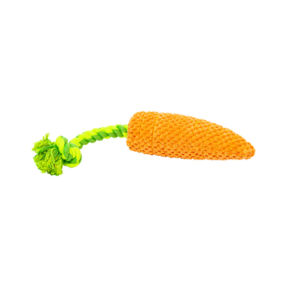 Pawty Dog Toys Carrot Tug Rope Interactive Toy