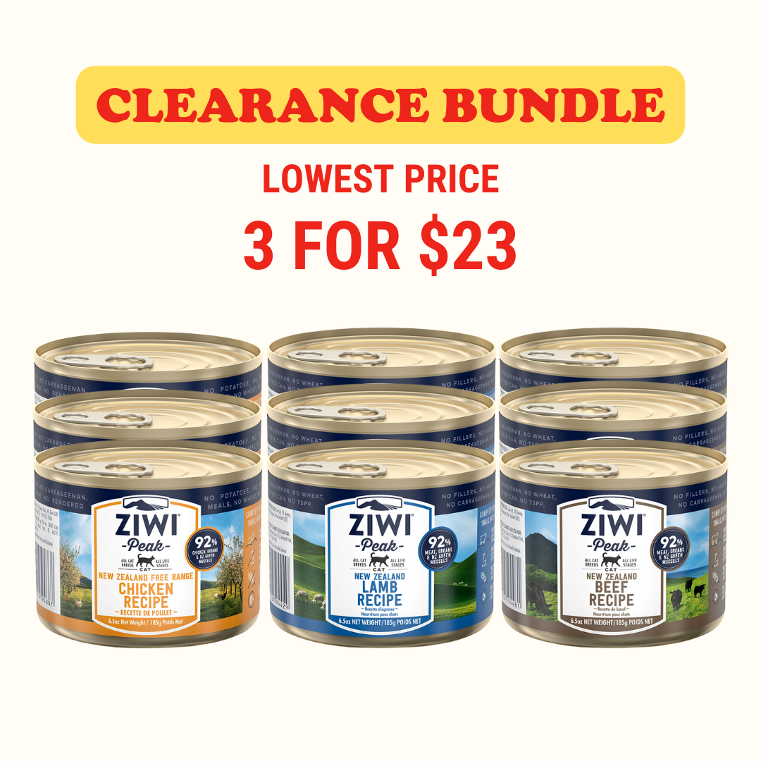 [3 FOR $23] ZIWI Peak Canned Cat Wet Food Chicken/Lamb/Beef (185g)