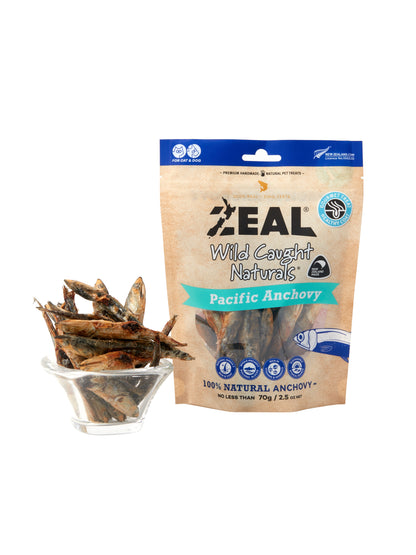 Zeal Freeze Dried Pacific Anchovy Dog & Cat Treat 70g