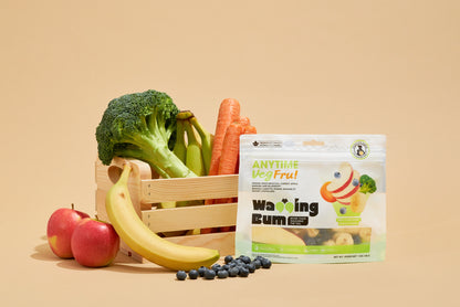 Wagging Bum Anytime VegFru Freeze Dried Dog & Cat Treat - Veggie & Fruits