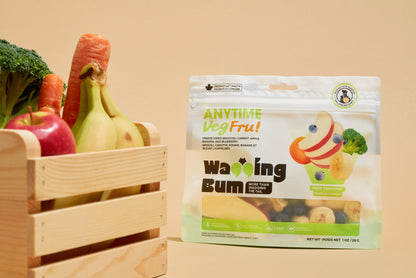 Wagging Bum Anytime VegFru Freeze Dried Dog & Cat Treat - Veggie & Fruits