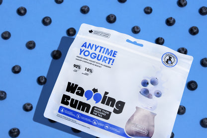 Wagging Bum Anytime Yogurt Freeze Dried Dog & Cat Treat - Blueberry