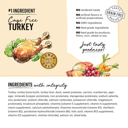 The Honest Kitchen Butcher Block Pate Turkey, Duck & Root Veggies - 10.5 oz