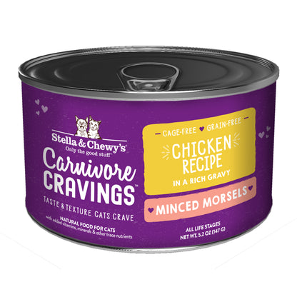 Stella and Chewy's Carnivore Cravings Minced Morsels Chicken Recipe 5.2oz