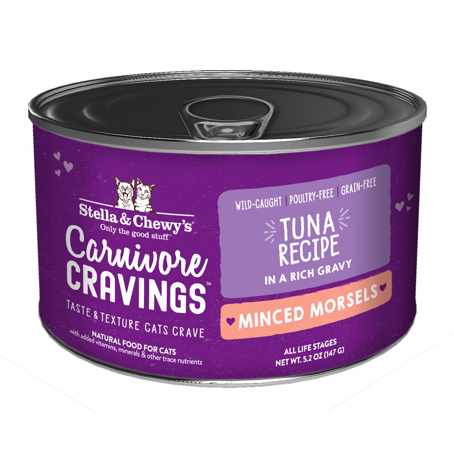Stella and Chewy's Carnivore Cravings Minced Morsels Tuna Recipe 5.2oz