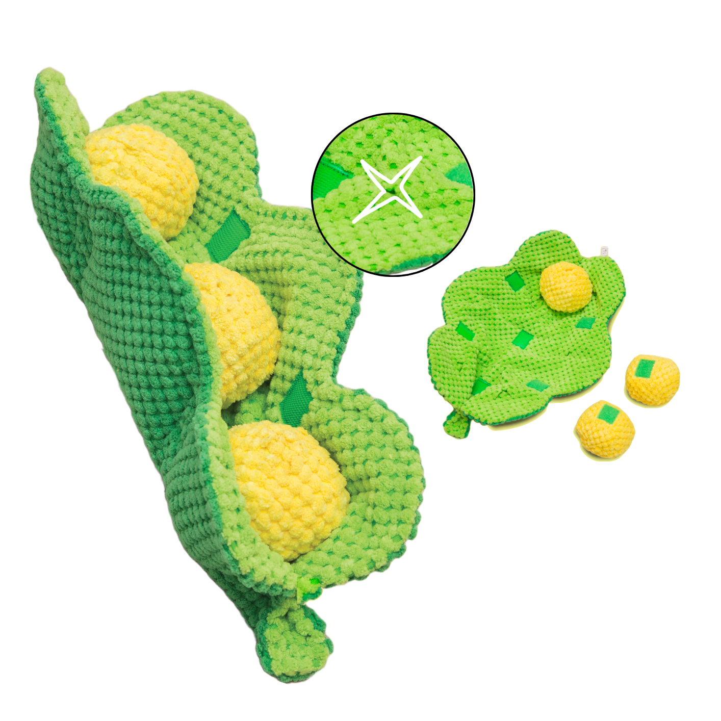 Pawty Dog Toys Peapod Interactive Toy