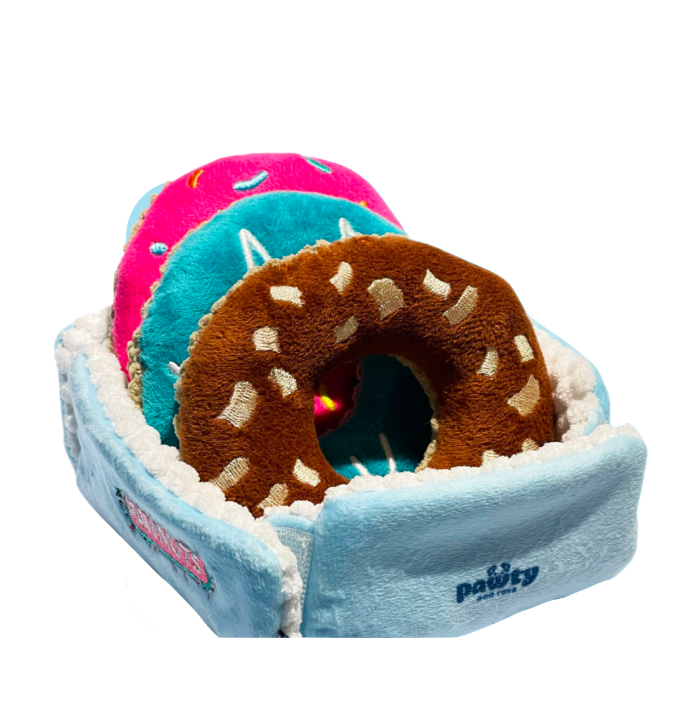 Pawty Dog Toys Pawty's Donuts Interactive Toy