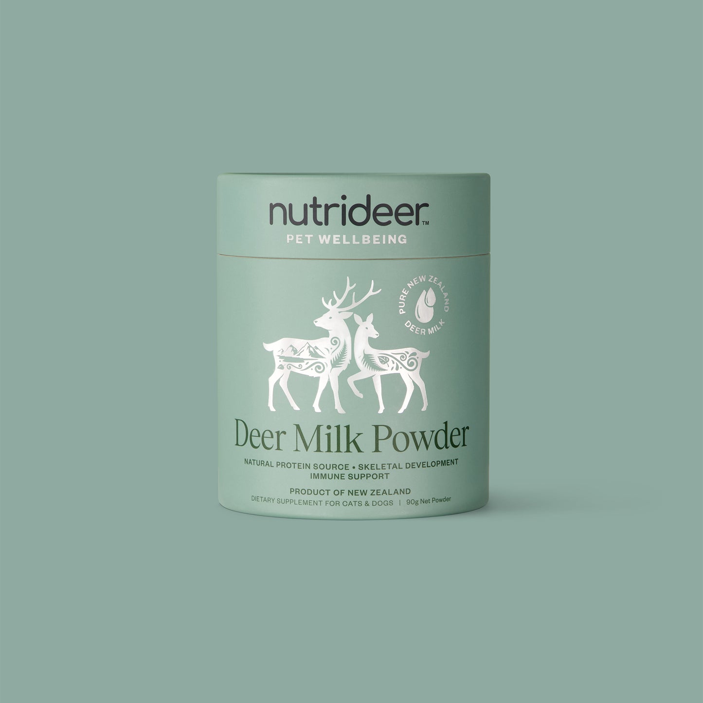 Nutrideer Freeze Dried 100% Deer Milk Powder For Dogs & Cats 90g