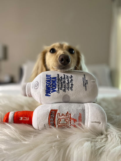 Pawty Dog Toys Pawsolut Vodka Plush Toy