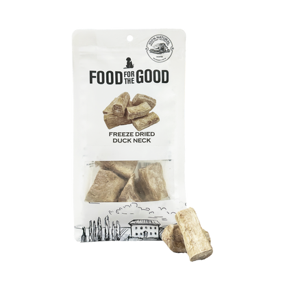 Food For The Good Freeze Dried Cat & Dog Treats - Duck Neck 70g