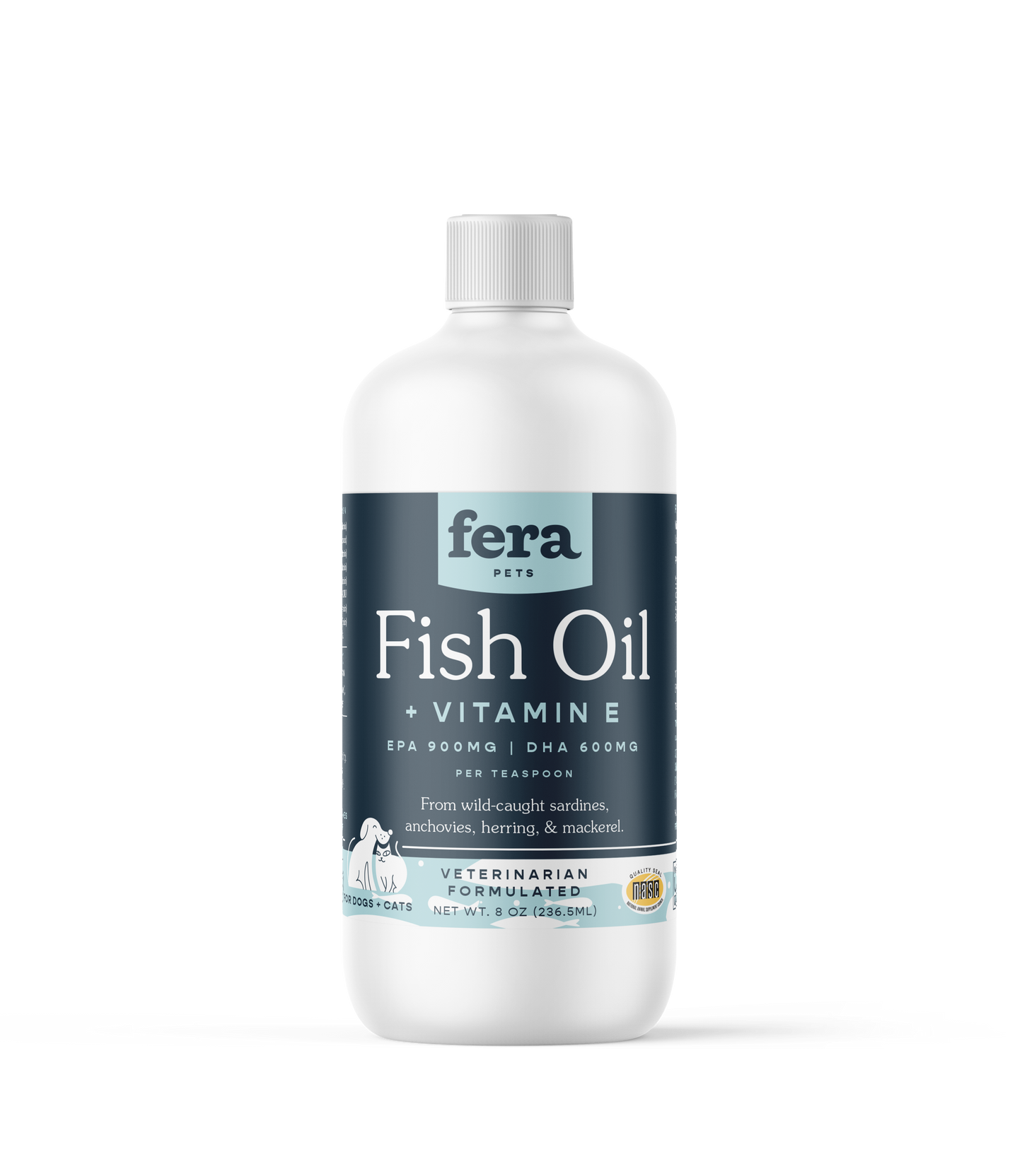 Fera Pets Fish Oil + Vitamin E For Dogs & Cats 8oz