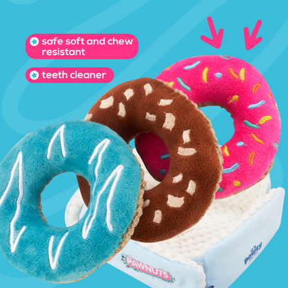 Pawty Dog Toys Pawty's Donuts Interactive Toy