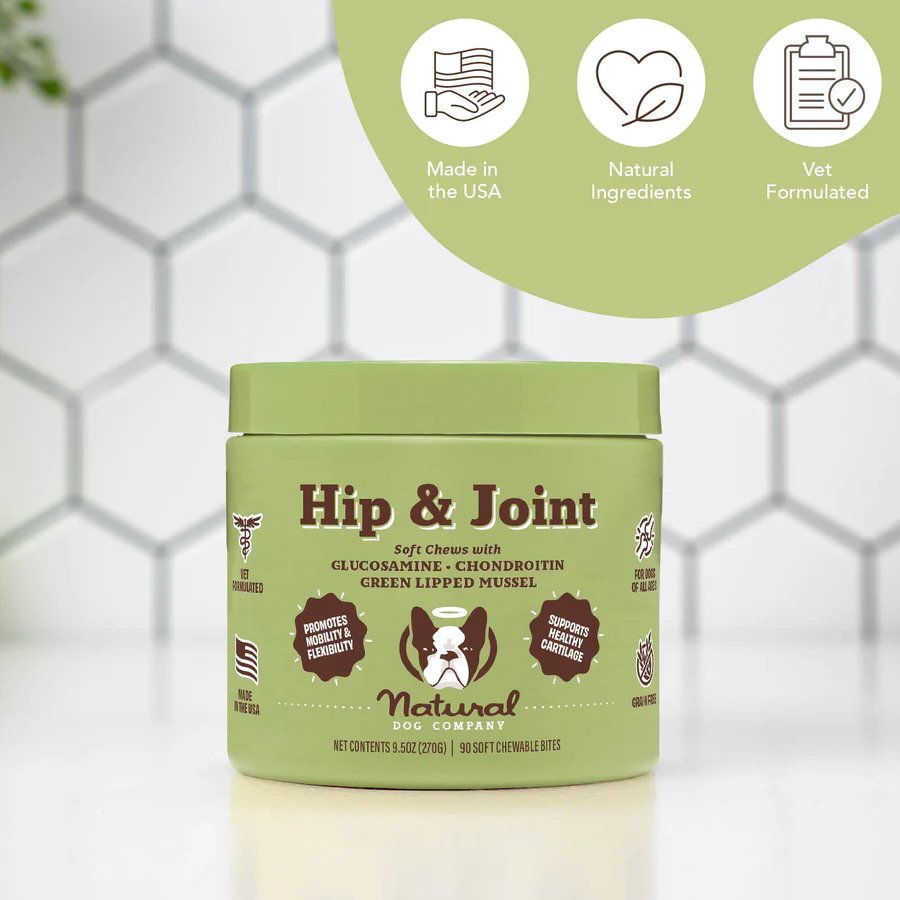 Natural Dog Company Hip & Joint Supplement (90 Chews)