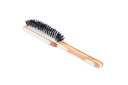 Bass Brushes Hybrid Groomer Pet Brush - Striped Finish (3 Sizes)