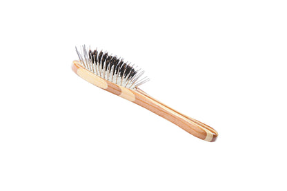 Bass Brushes Hybrid Groomer Pet Brush - Striped Finish (3 Sizes)