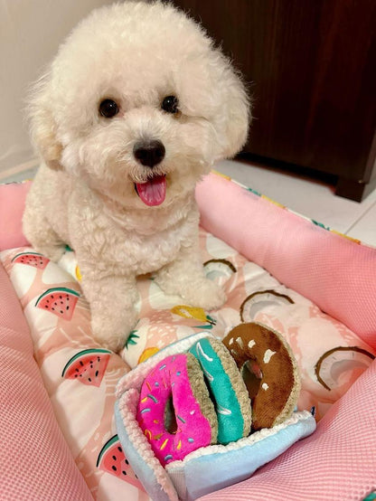 Pawty Dog Toys Pawty's Donuts Interactive Toy