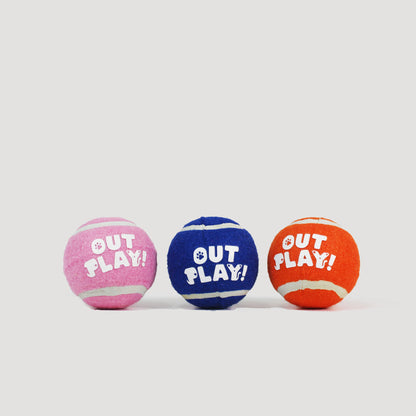 OutPlay Tennis Balls (Bundle of 3)