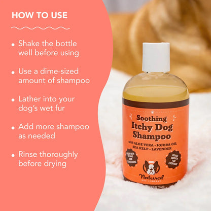 Natural Dog Company Itchy Dog 12oz Liquid Shampoo