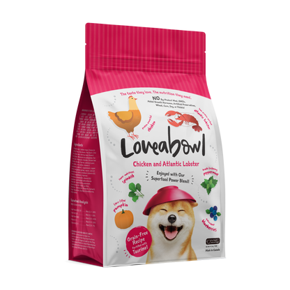 Loveabowl Chicken with Atlantic Lobster Dog Dry Food (4 Sizes)