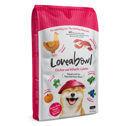 Loveabowl Chicken with Atlantic Lobster Dog Dry Food (4 Sizes)