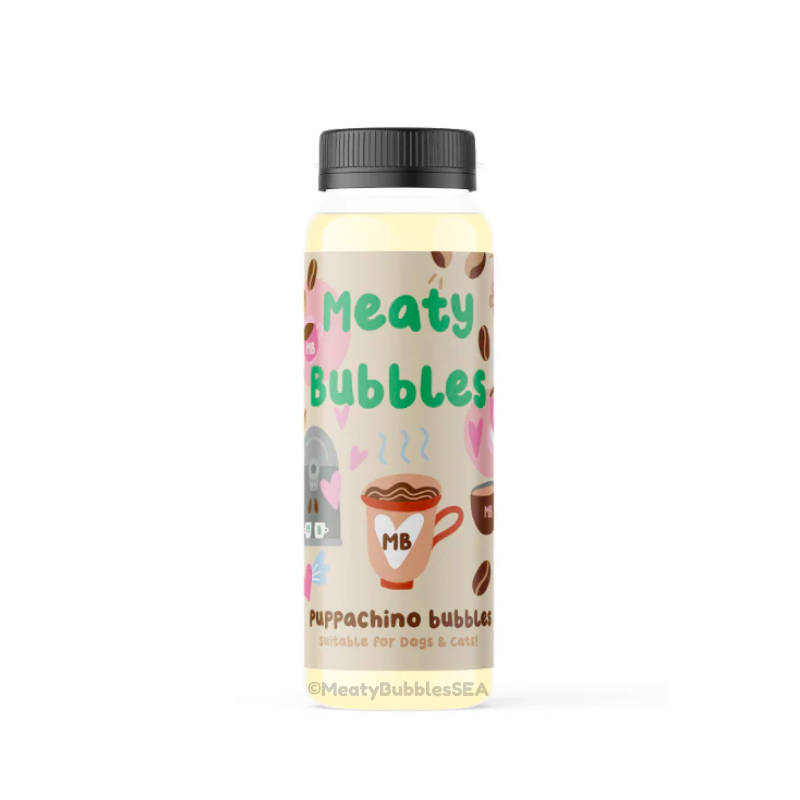 Meaty Bubbles for Dogs & Cats - Puppachino Flavour