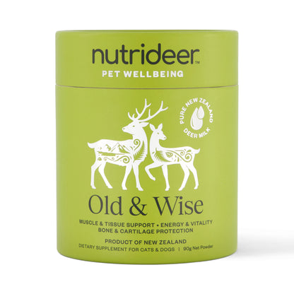 Nutrideer Old and Wise Senior Supplement for Dogs & Cats 90g