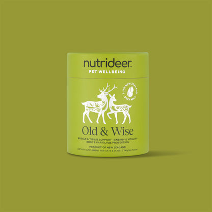 Nutrideer Old and Wise Senior Supplement for Dogs & Cats 90g