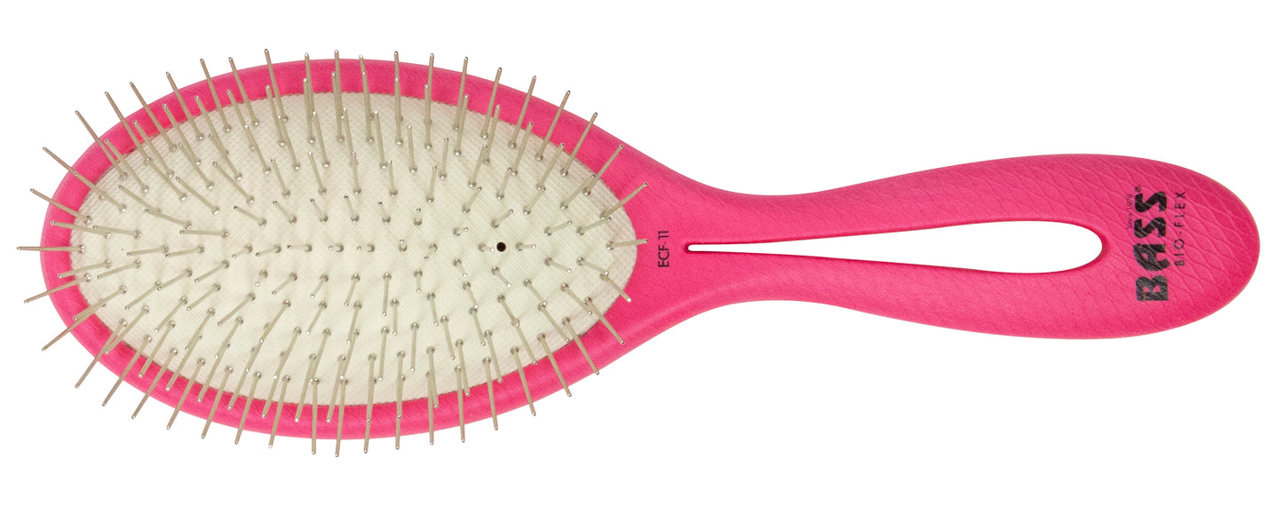 Bass Brushes BIO-FLEX Style & Detangle Hair Brush (3 colours)