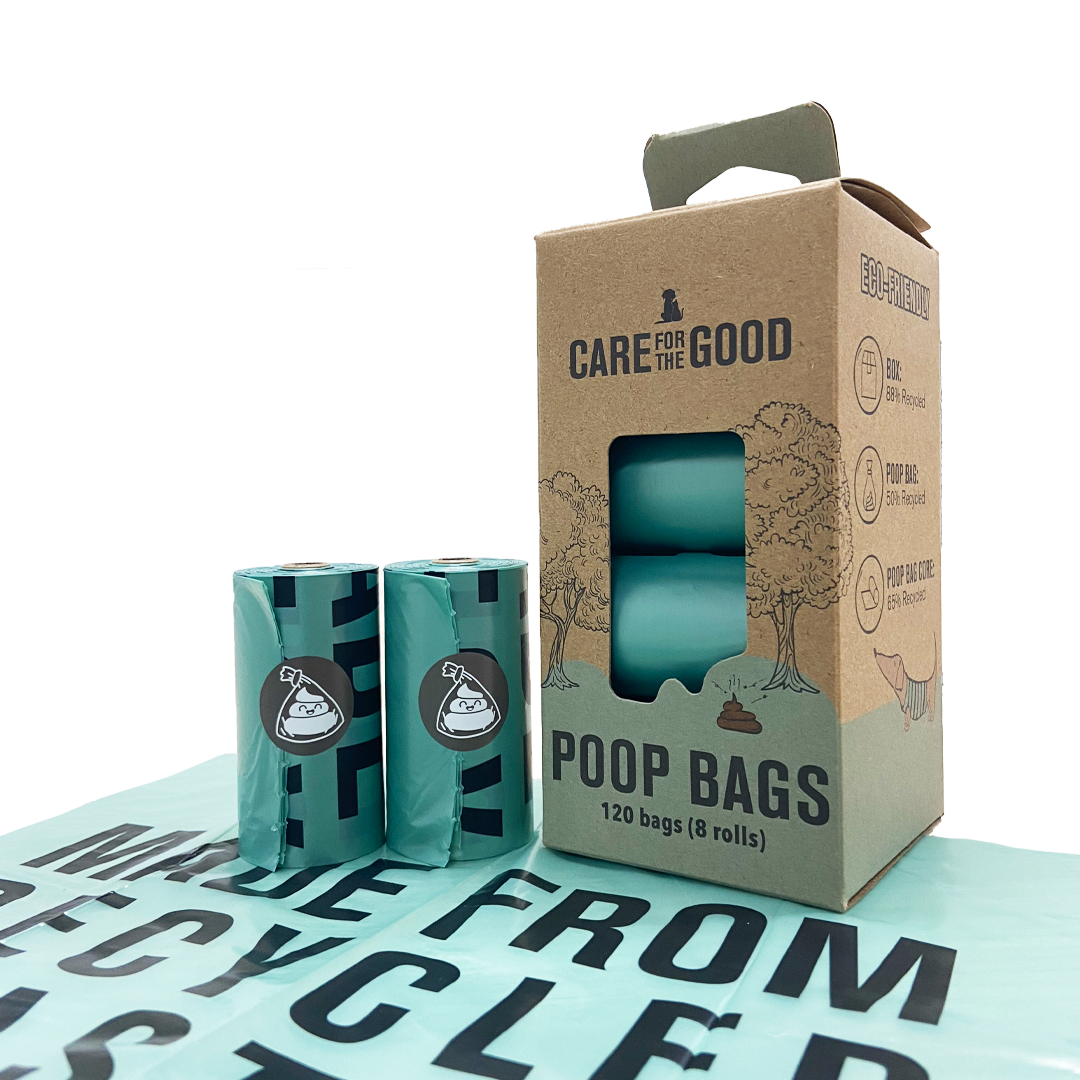Care For The Good Unscented Poop Bag 8 rolls (120 bags)