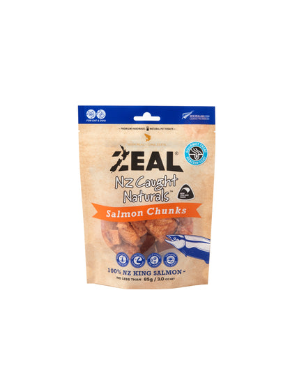 Zeal Freeze Dried Salmon Chunks Dog & Cat Treat 85g