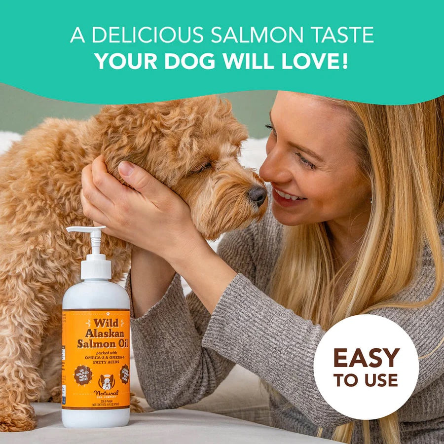 Natural Dog Company Wild Alaskan Salmon Oil (2 Sizes)