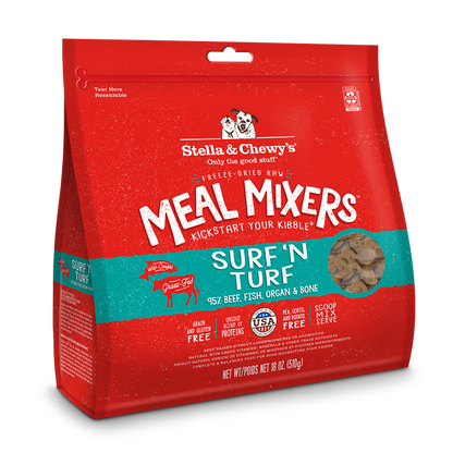 Stella and Chewy's Freeze Dried Surf & Turf Meal Mixers Dog Topper (2 Sizes)