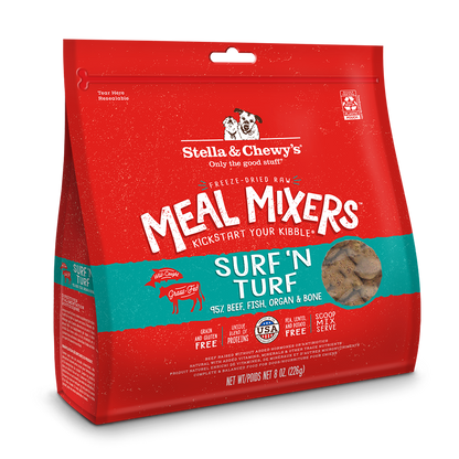 Stella and Chewy's Freeze Dried Surf & Turf Meal Mixers Dog Topper (2 Sizes)