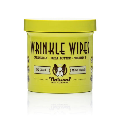 Natural Dog Company Wrinkle Wipes (50 sheets)