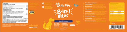 Zesty Paws 8-in-1 Multifunction MINI Bites 90ct - Jar (Chicken)