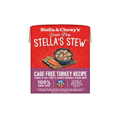 Stella and Chewy's Cage Free Turkey Stew Wet Dog Food 11oz