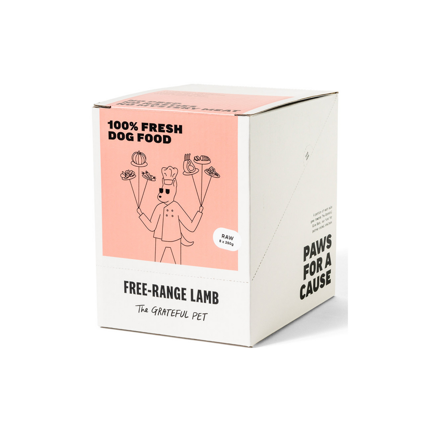 The Grateful Pet Raw Dog Food - Lamb (8 x 250g)