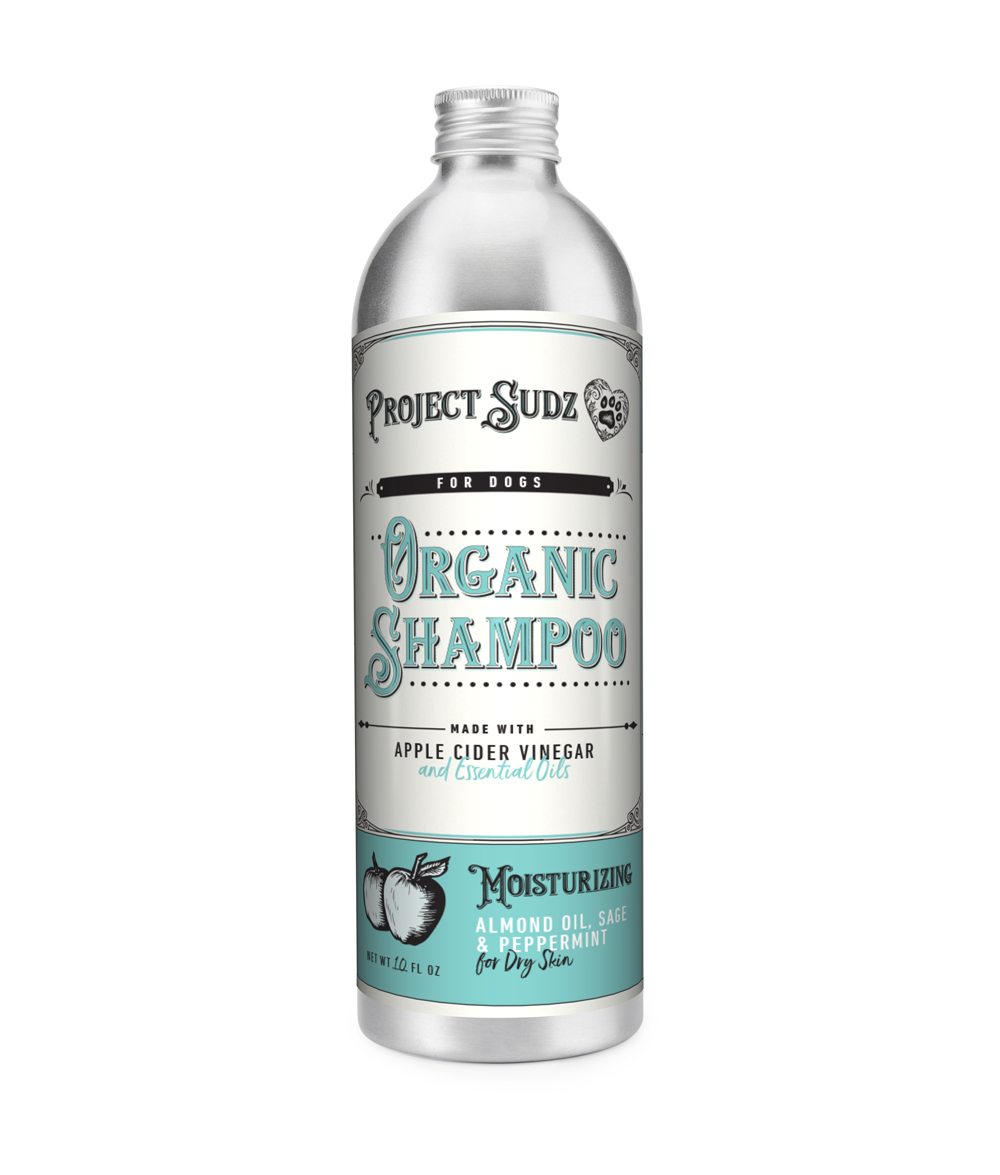 Project Sudz Liquid Shampoo - Moisturizing Sage & Peppermint with Almond Oil 10 fl oz