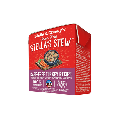 Stella and Chewy's Cage Free Turkey Stew Wet Dog Food 11oz