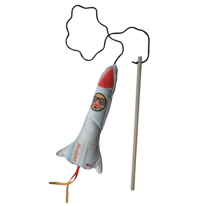 Meowijuana Get Blasted Rocket w/Wand Cat Toy
