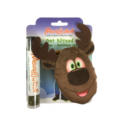 Meowijuana Get Blitzed Reindeer Cat Toy