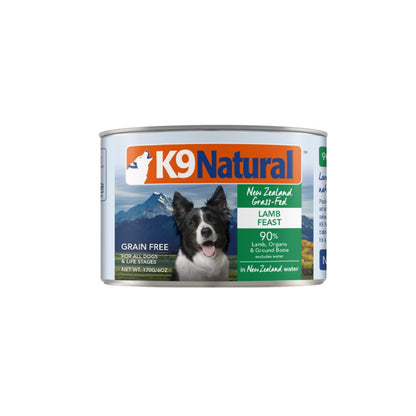 K9 Natural Canned Lamb (2 Sizes)